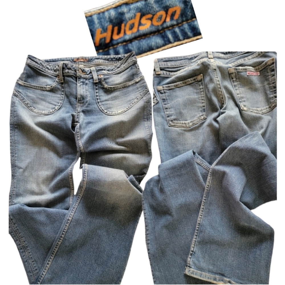 HUDSON | VINTAGE LOW RISE MID-WASH FLARE JEANS Sz.31